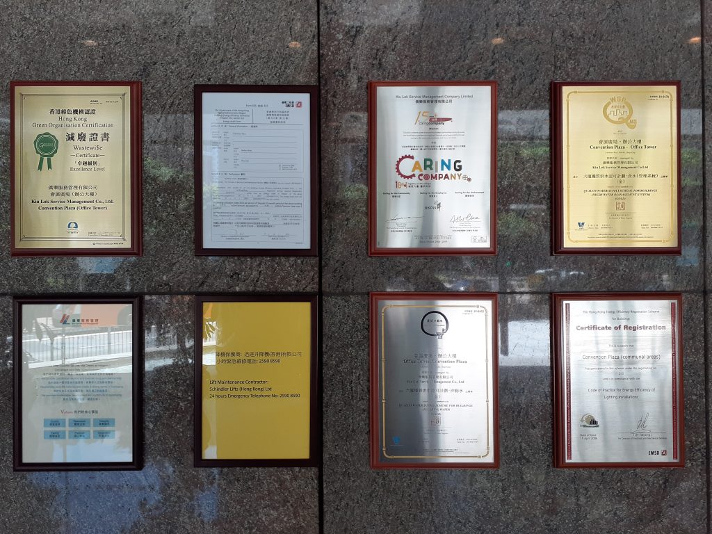 Certificates